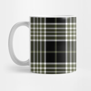 Olive Green and BlackTartan Plaid Pattern Mug